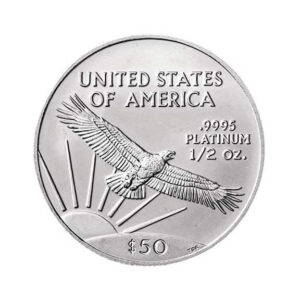 Alternative view of American Platinum Eagle 1/2 oz (Random Year)