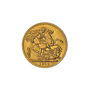 British Gold Sovereign Back