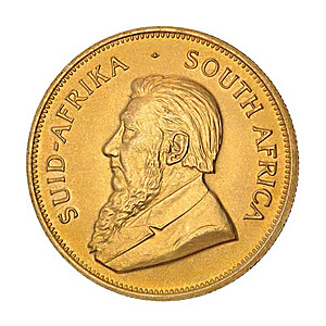 South African Gold Krugerrand 1 oz Back