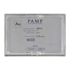 PAMP Suisse Gold Bar 10 oz