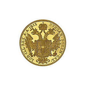 Austrian 1 Ducat Back