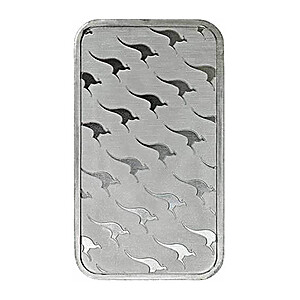 Australian Silver Kangaroo 1 oz Bar Back