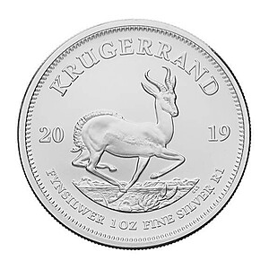 South African Silver Kruggerand 1 oz