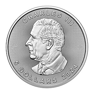 Canadian Silver Maple Leaf 1 oz 2024