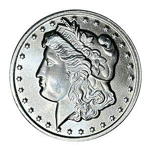 1 oz Silver Round Morgan Type